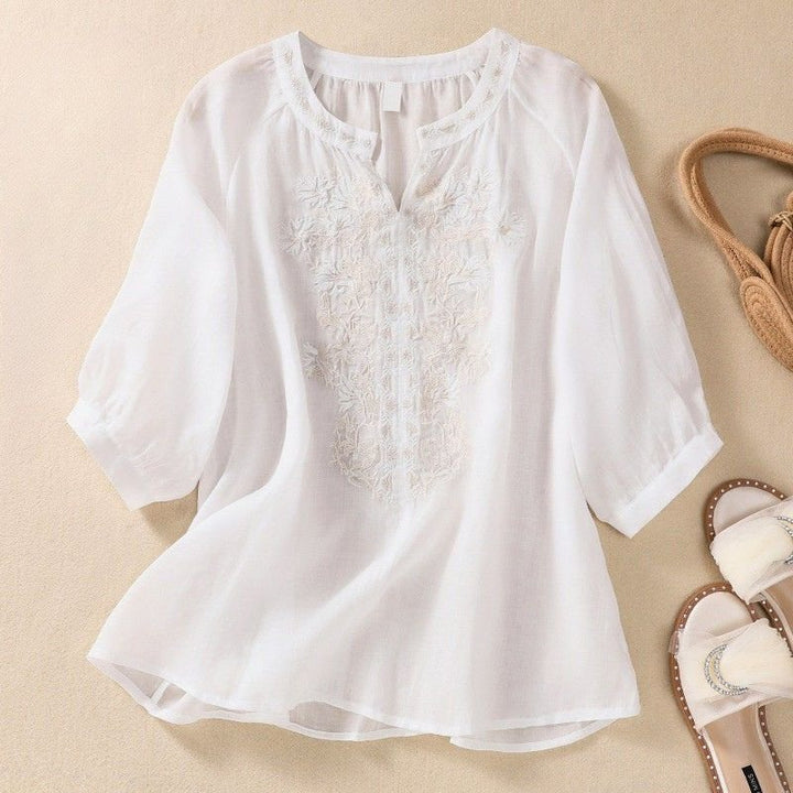 Serafina -Linen Blouse