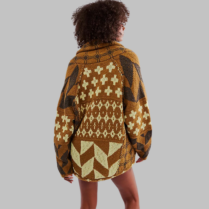 KYLINE – BOLD GEOMETRIC CARDIGAN