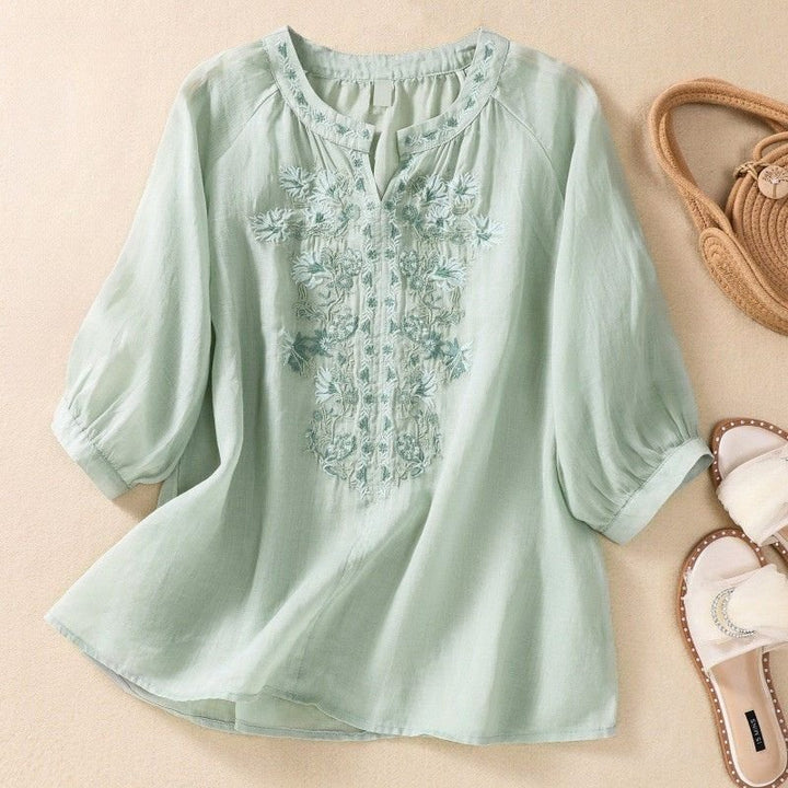 Serafina -Linen Blouse