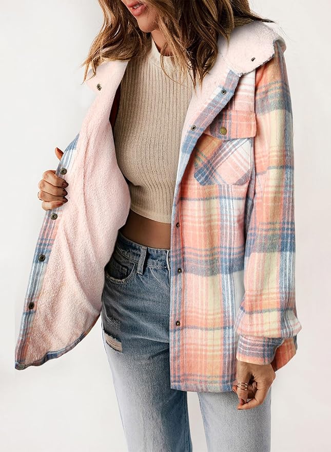 Elvessa Plaid Flanel Jacket