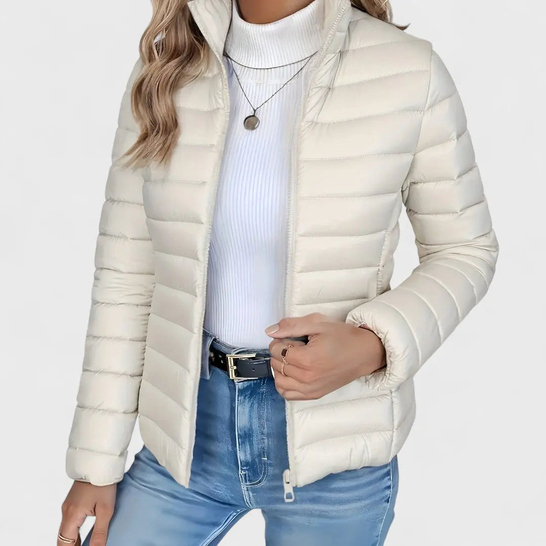 Ashley | Women Quilted Zip Front Puffer Jacket