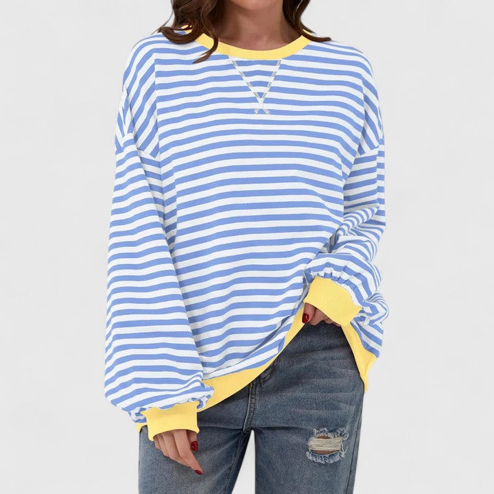 GRACE – OVERSIZED STRIPED SWEATER