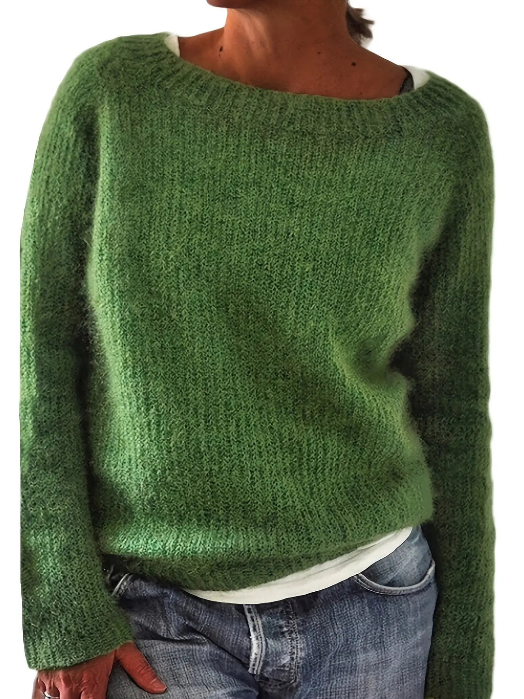 MATILDA | Green Knit Sweater