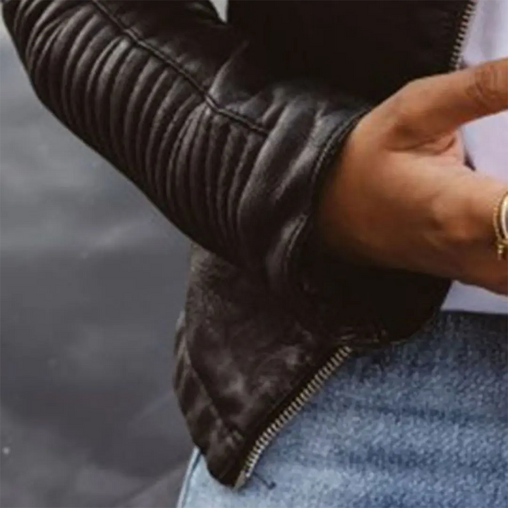 Rose | Stylish Biker Leather Jacket
