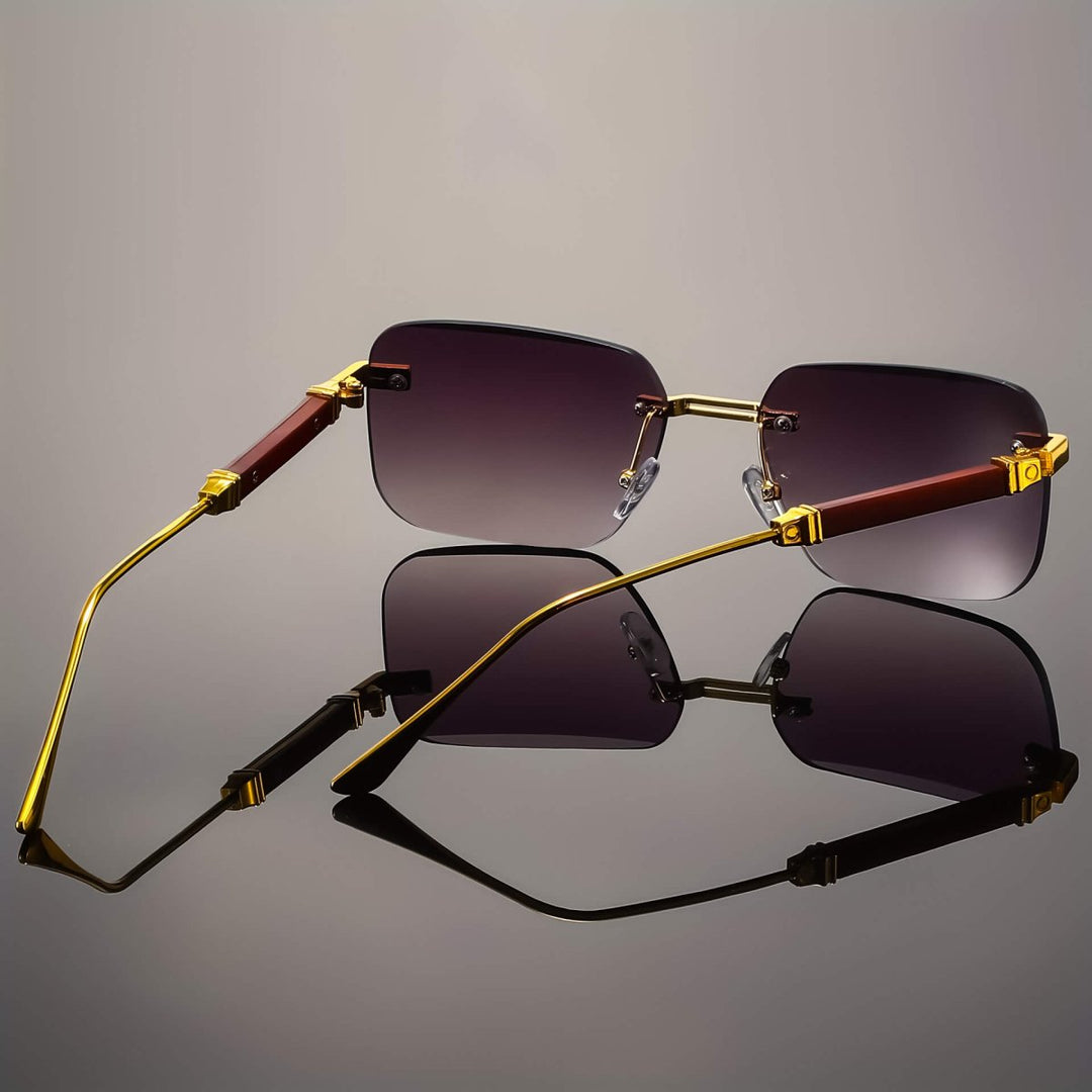 Bruno Valenci Rimless Shades