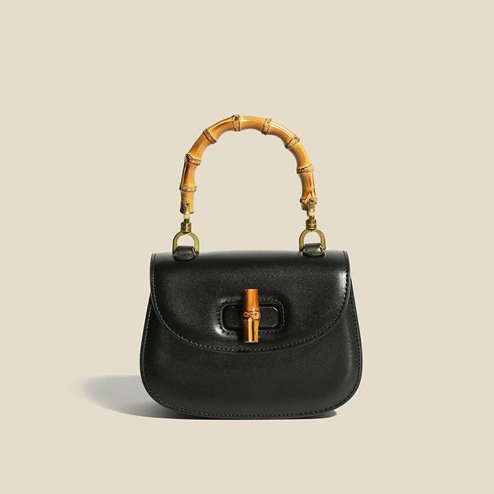 Valentina Leather Bamboo Handbag