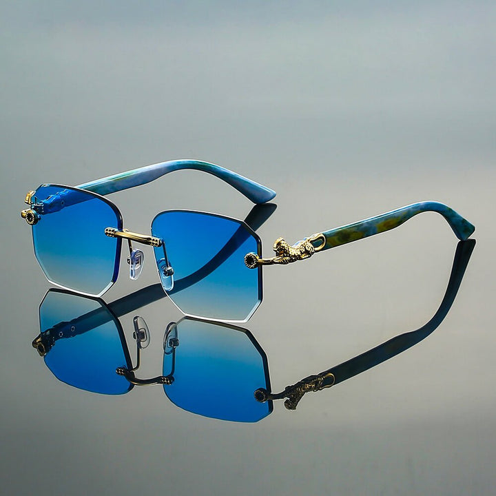 Logan Retro Rimless Shades