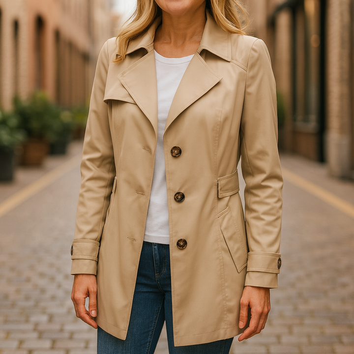 Jinkee | Elegant Autumn Trench Coat