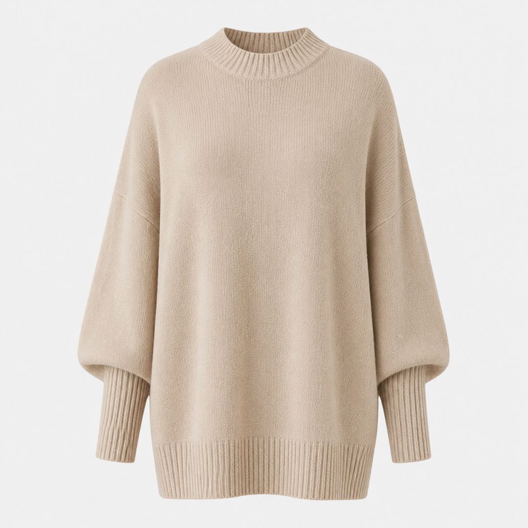 Veluna - Women's Oversized Blend Sweater