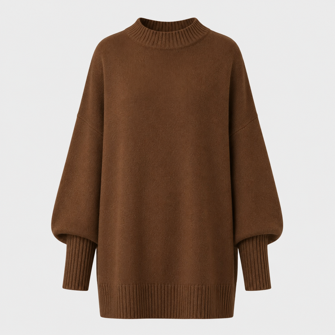 Veluna - Women's Oversized Blend Sweater