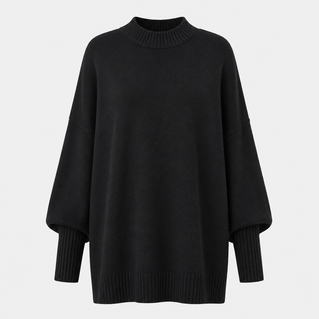 Veluna - Women's Oversized Blend Sweater