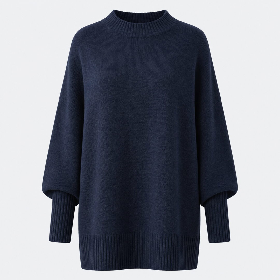 Veluna - Women's Oversized Blend Sweater