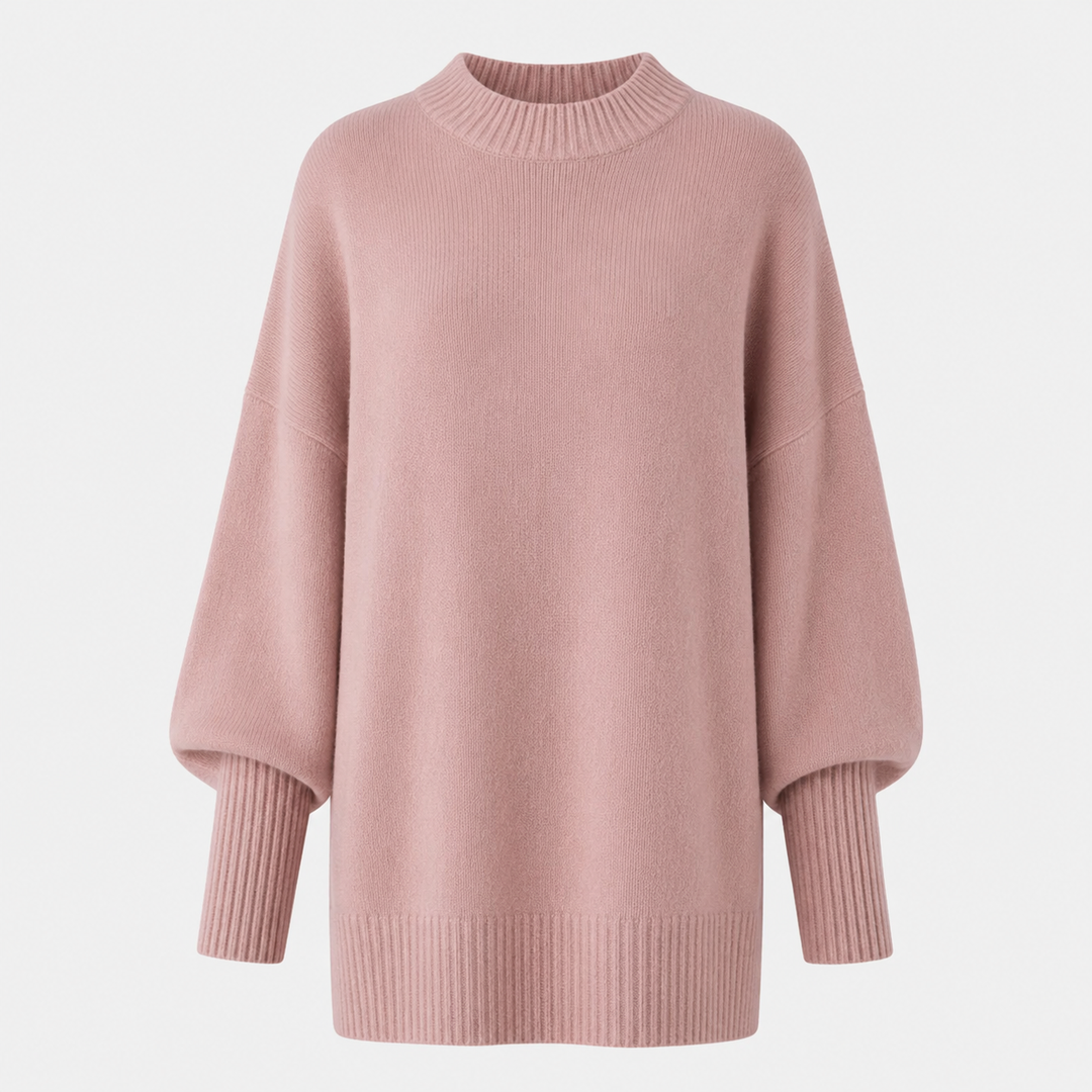 Veluna - Women's Oversized Blend Sweater