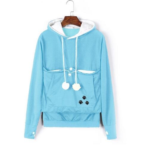 Hudson & Parker | Practical Women's Hooded Sweatshirt with Pouch Pocket for Pets