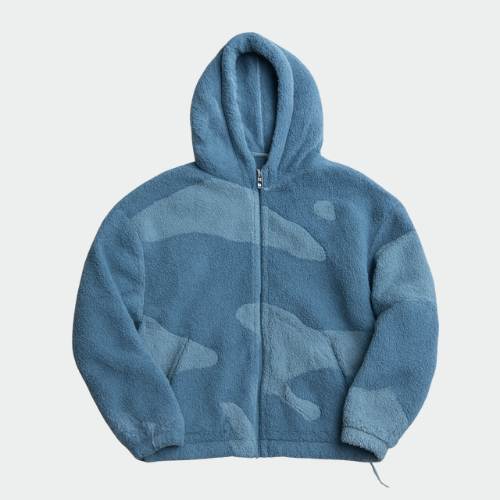Hudson & Parker | Men's Hooded Zip-Up Casual Jacket