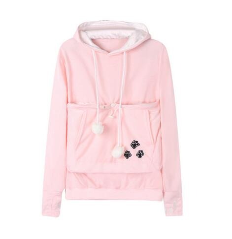 Hudson & Parker | Practical Women's Hooded Sweatshirt with Pouch Pocket for Pets