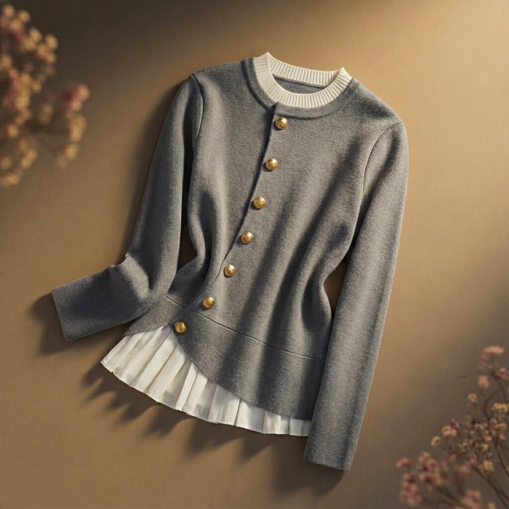 Pearl Couture Merino Sweater