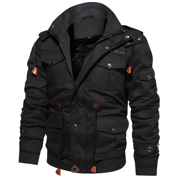 Eloura-Moda | Military jacket with multiple pockets