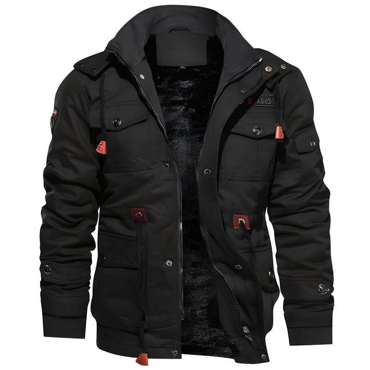 Eloura-Moda | Military jacket with multiple pockets