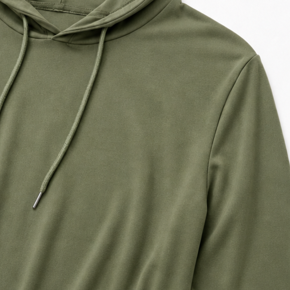Hudson & Parker - Drawstring Hoodie Sweater With Pockets