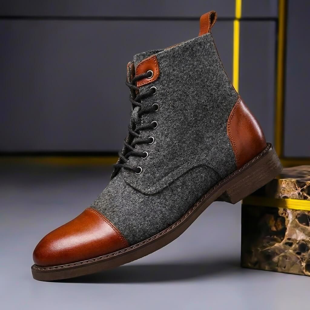 Fletcher Prestige Leather Wool Boots