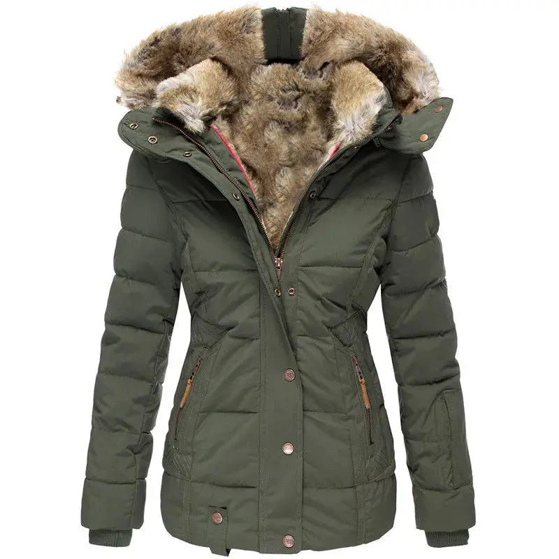 Abigail | Elegant Fur-Lined Winter Jacket