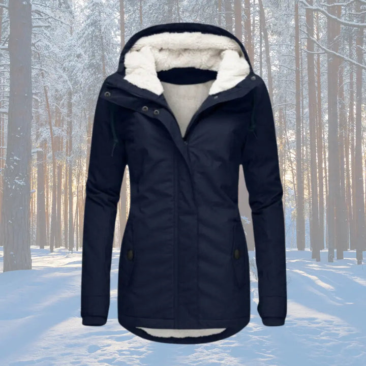 Naomi | Fleece Lined Hooded Parka Jacket