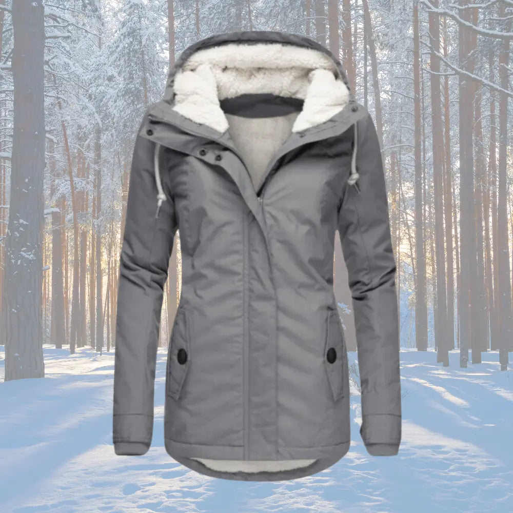Naomi | Fleece Lined Hooded Parka Jacket