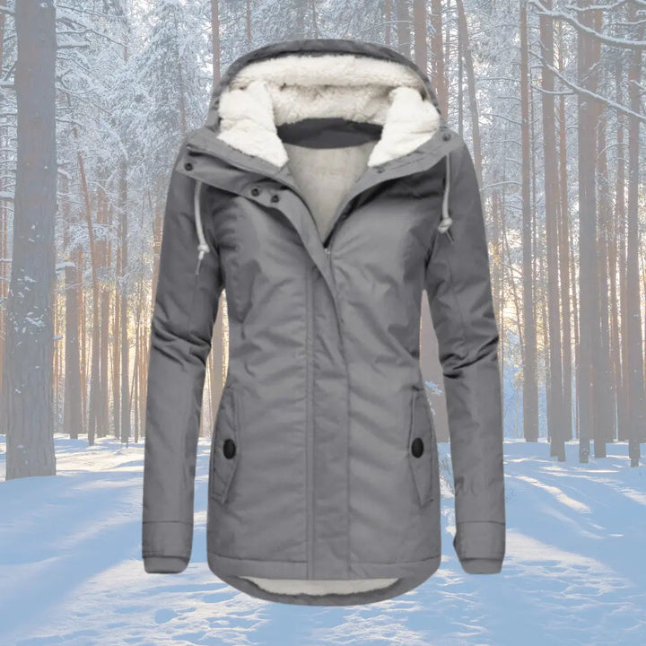 Naomi | Fleece Lined Hooded Parka Jacket