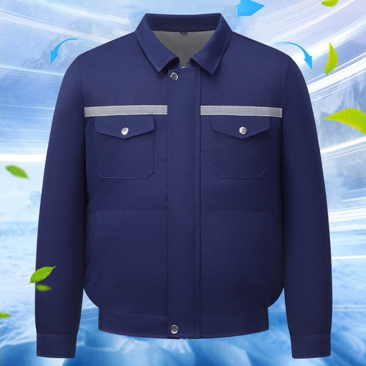 Unisex nan cooling work jacket with integrated ventilation system Hudson & Parker