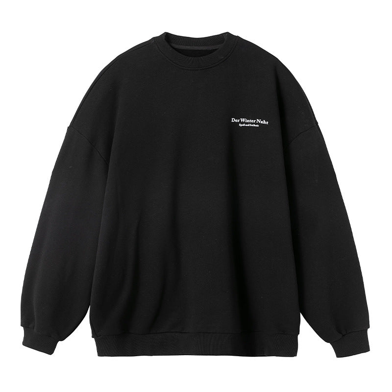 Unisex Oversize-Comfort-Sweatshirt with French Terry lining, minimal chest graphic and extended back Hudson & Parker