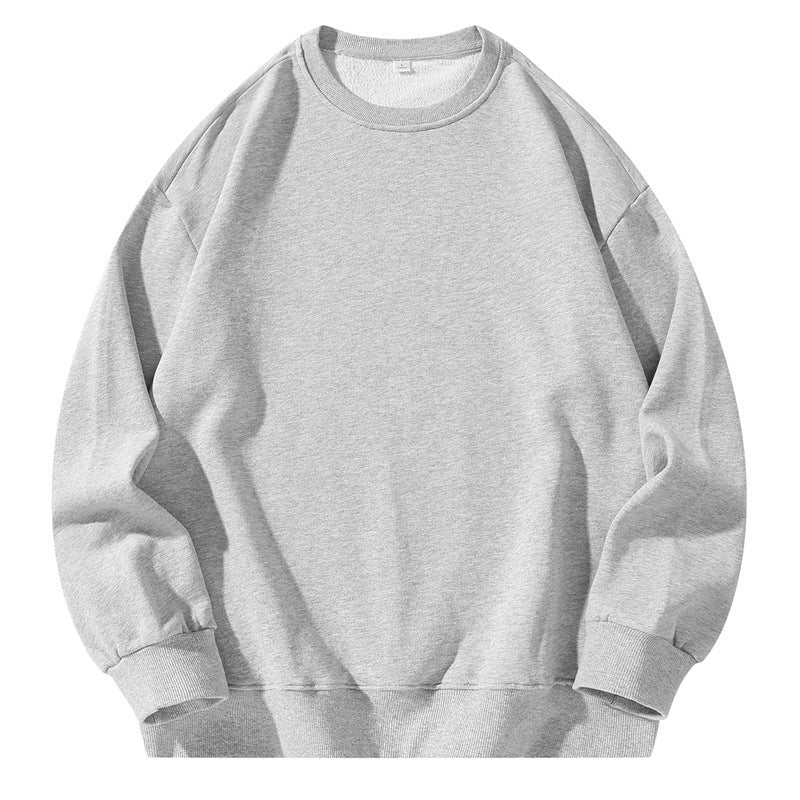 Unisex Oversize Sweatshirt with Round Neck, Dropped Shoulder and Ribbed Hem Hudson & Parker