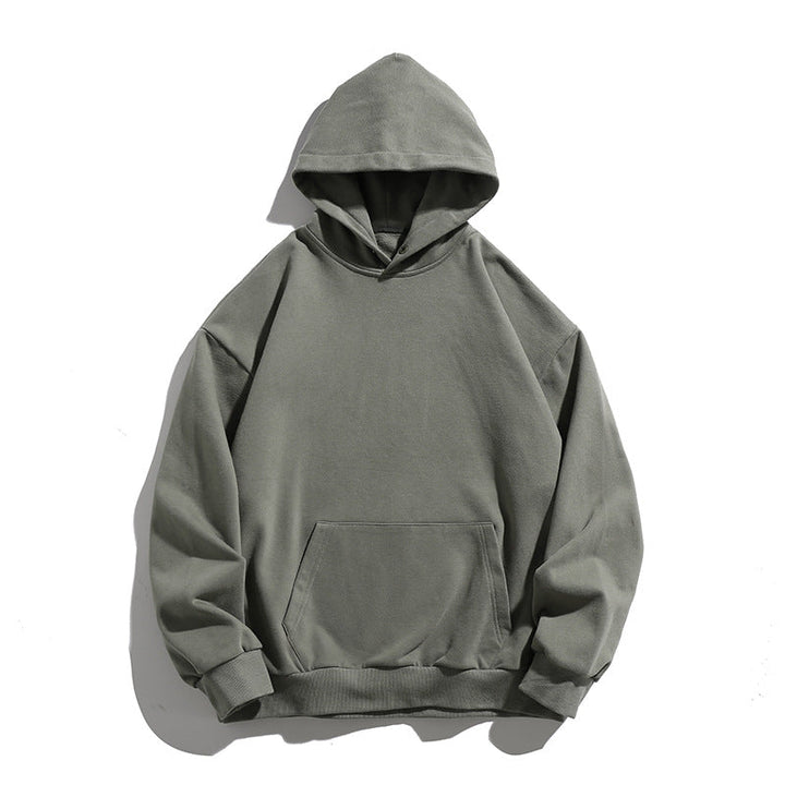 Unisex Oversize Hoodie made of heavy sweat quality with kangaroo pocket and ribbed hem Hudson & Parker