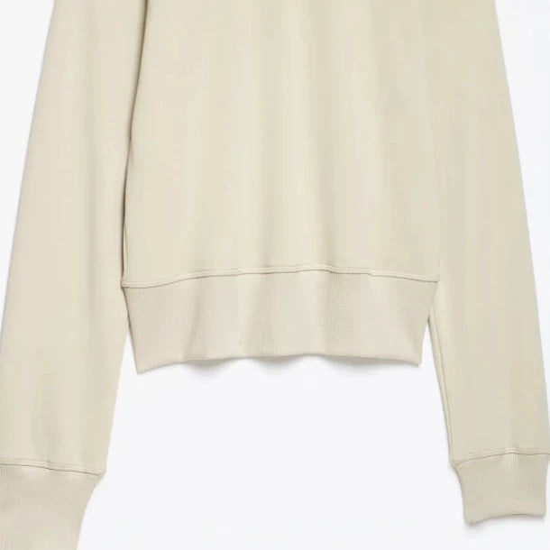 Women's Cropped Sweat Jacket with Stand-Up Collar and Decorative Cord Trim Hudson & Parker