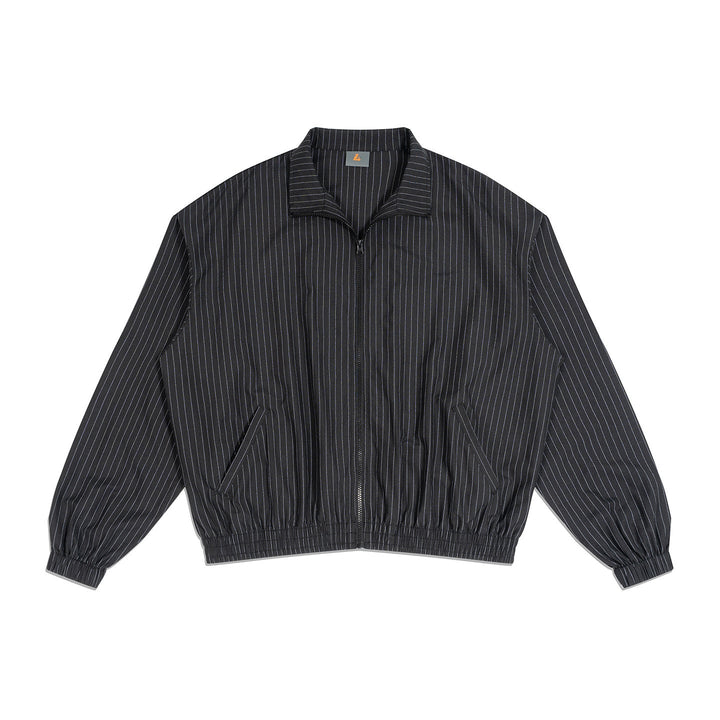 Unisex Oversized Zip Jacket made of ribbed blend with stand-up collar and elastic hem Hudson & Parker