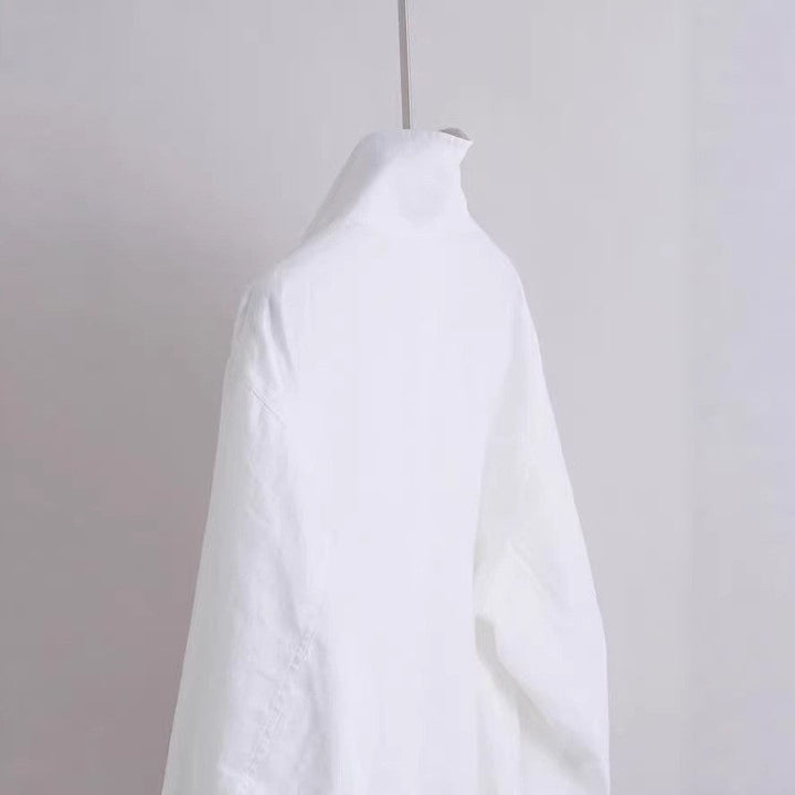 Unisex lightweight short zip anorak with stand-up collar Hudson & Parker