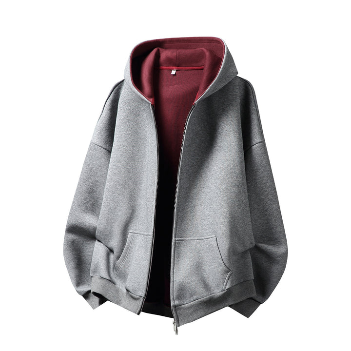 Unisex Oversized Hoodie with contrasting inner lining and deep kangaroo pocket Hudson & Parker