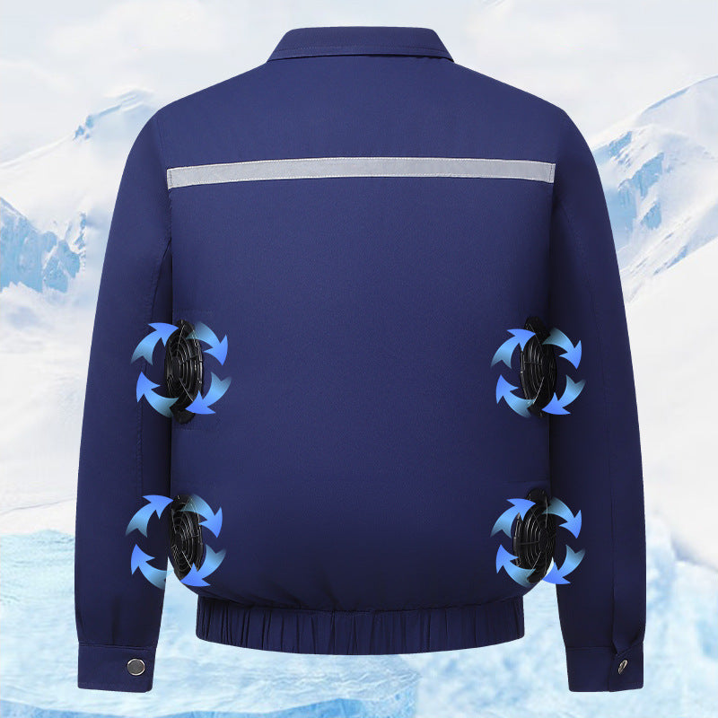 Unisex nan cooling work jacket with integrated ventilation system Hudson & Parker