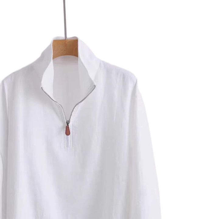 Unisex lightweight short zip anorak with stand-up collar Hudson & Parker