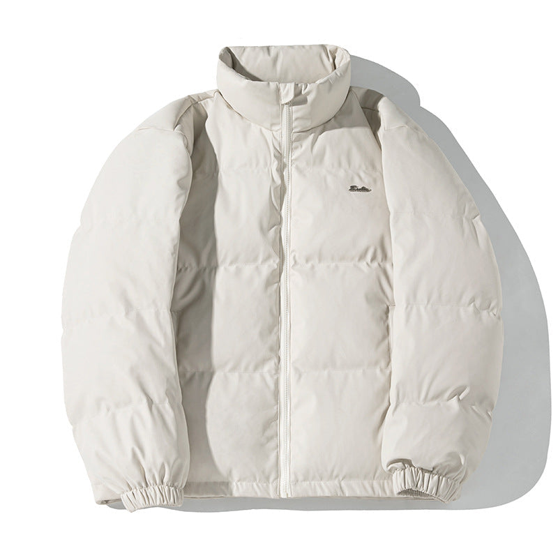 Unisex Boxy Thermo Padded Jacket with High Collar, Windproof Outer Material and Drawstring Hem Hudson & Parker