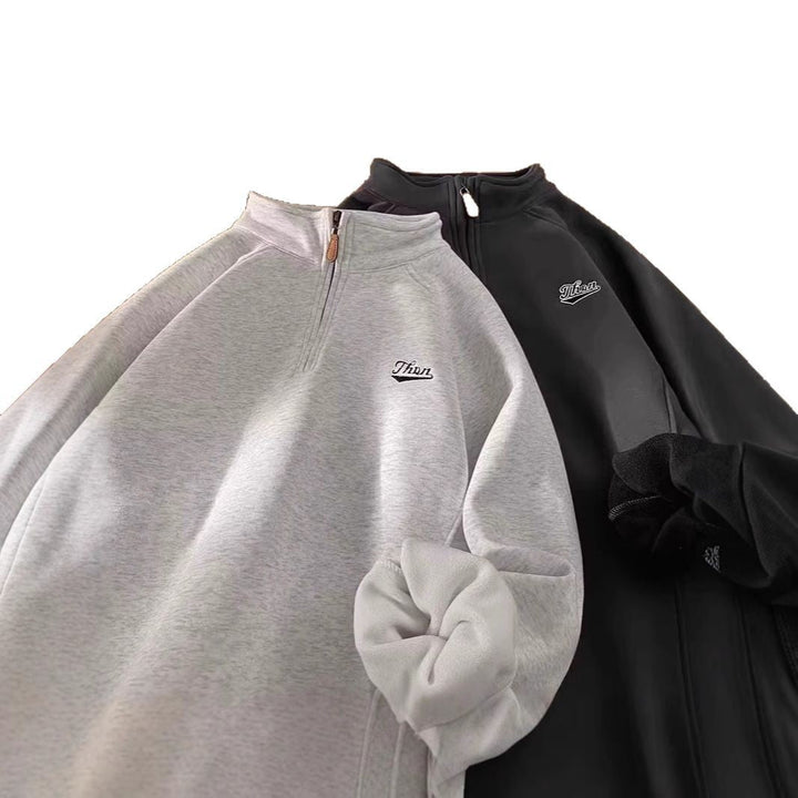 Ladies Urban Fleece Pullover with Stand-up Collar Hudson & Parker