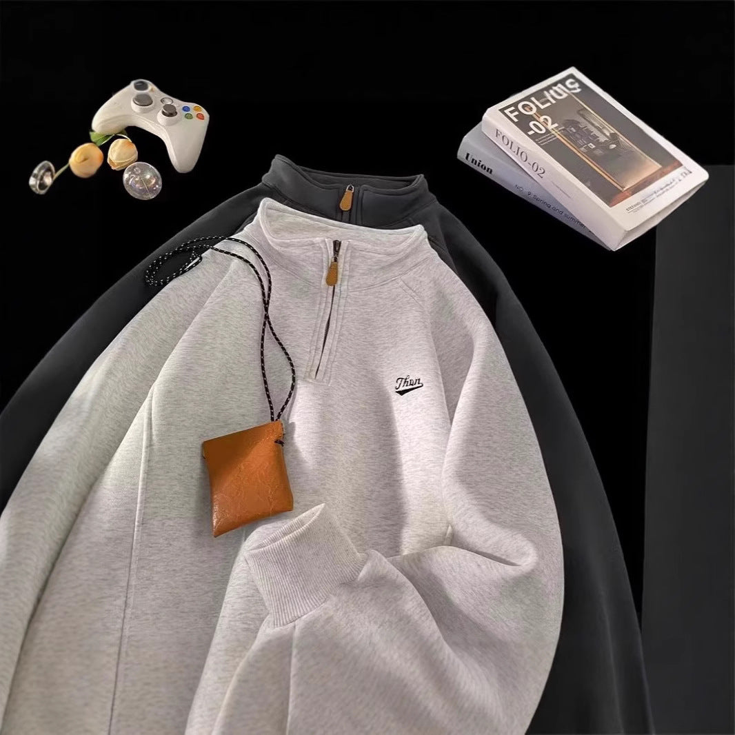 Ladies Urban Fleece Pullover with Stand-up Collar Hudson & Parker