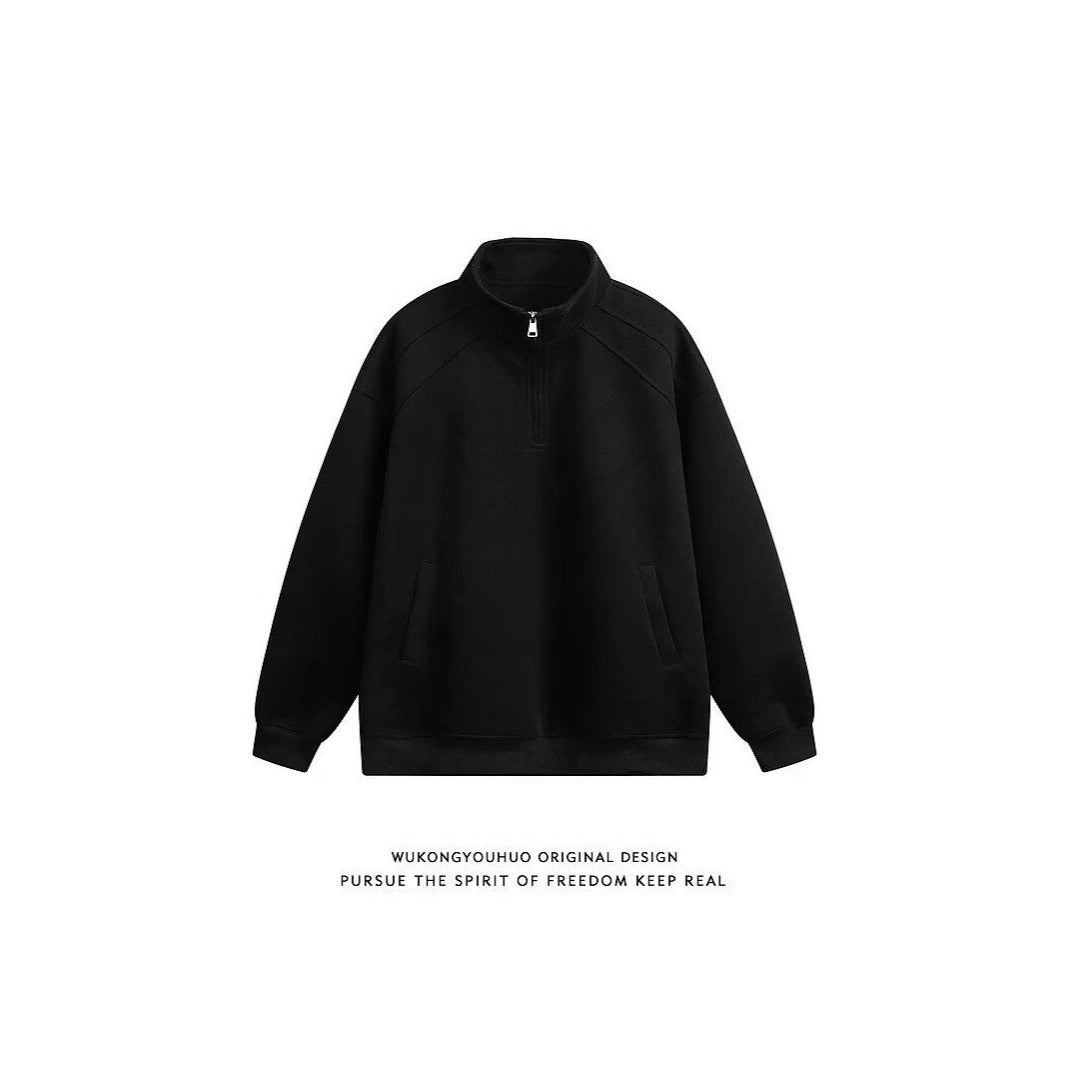 Ladies sporty pullover with stand-up collar Hudson & Parker