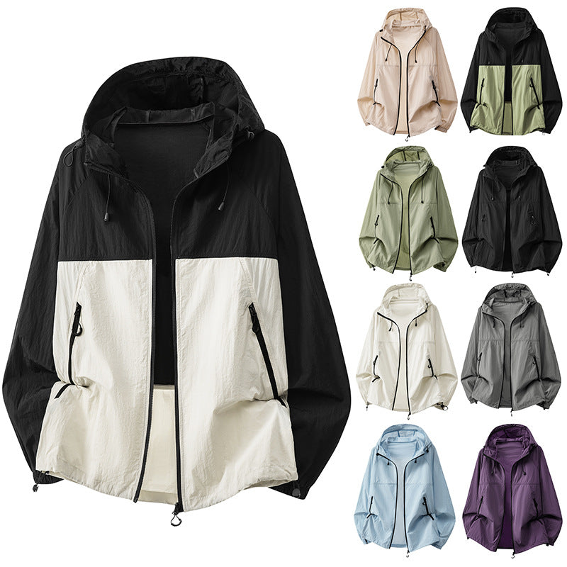 Men's Technical Hooded Jacket with Zipper Hudson & Parker