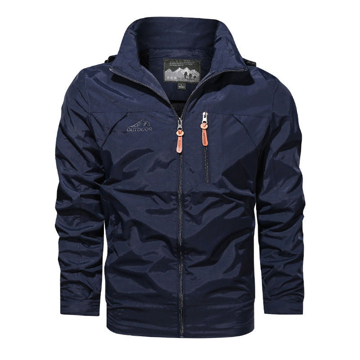 Men's lightweight outdoor jacket windbreaker with water-repellent coating and breathable mesh lining Hudson & Parker