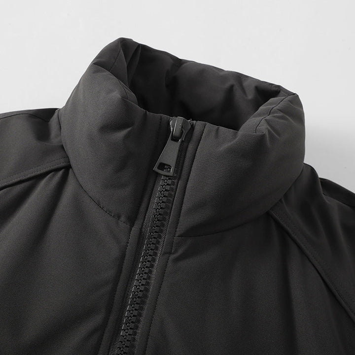 Men's Lightweight Harrington Jacket with Stand-Up Collar, Elastic Hem, and Two-Way Zipper Hudson & Parker