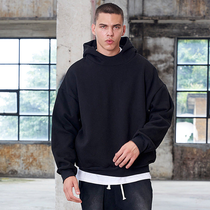 Men's Oversize Hoodie made of heavy French Terry with raglan sleeves Hudson & Parker