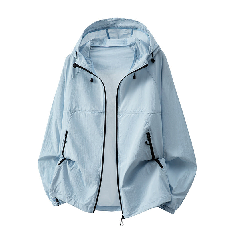 Men's Technical Hooded Jacket with Zipper Hudson & Parker