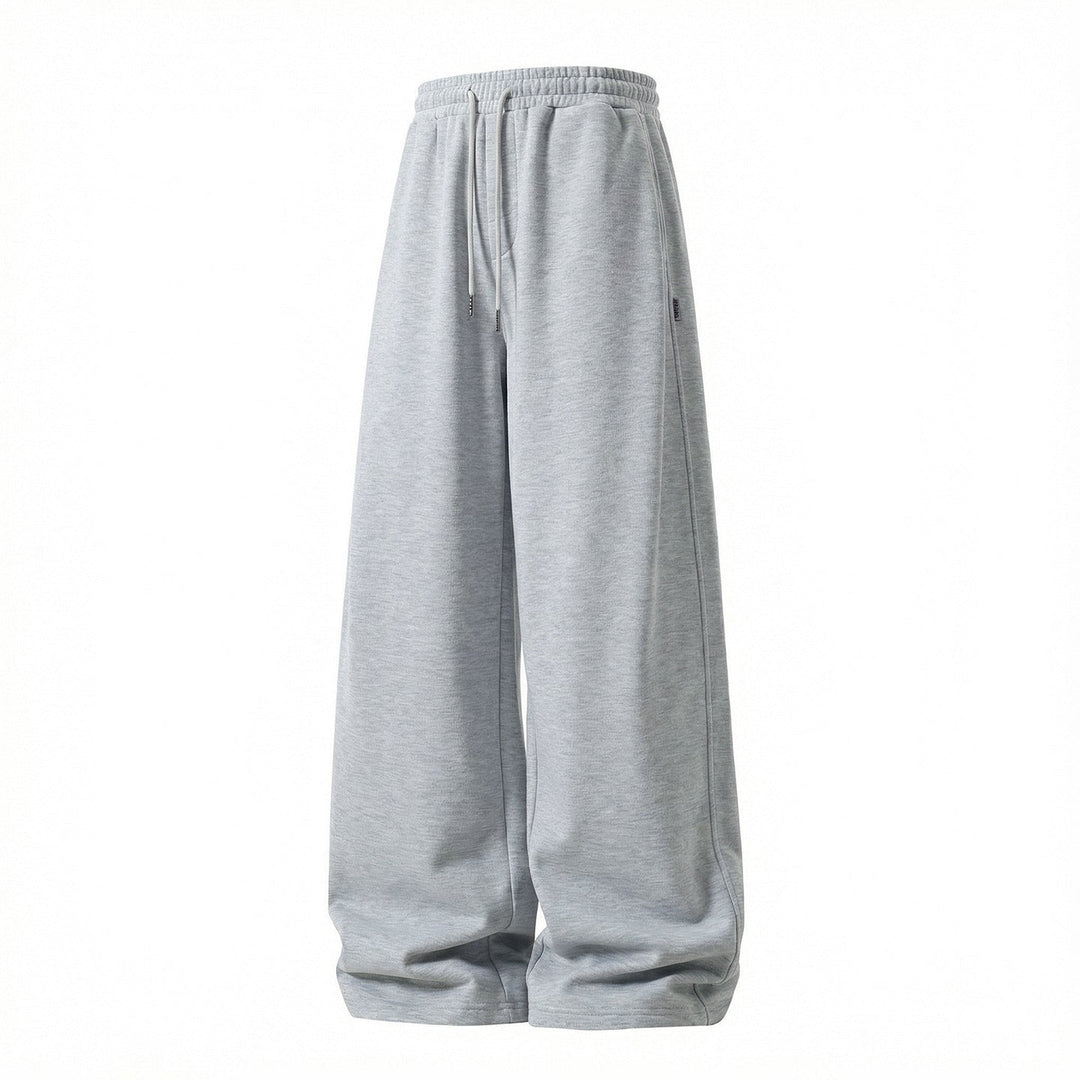 Unisex Wide Palazzo Sweatpants made of French Terry with elastic drawstring waistband and side pockets Hudson & Parker