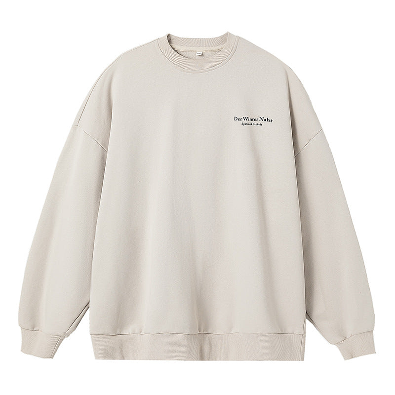 Unisex Oversize-Comfort-Sweatshirt with French Terry lining, minimal chest graphic and extended back Hudson & Parker